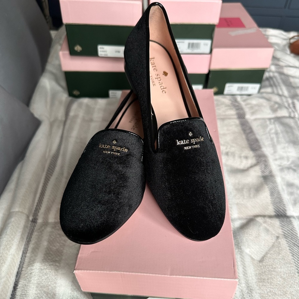 Black Kate Spade Loafers